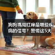 狗狗嘴周红痒是哪些疾病的信号？警惕这5大原因！(图2)