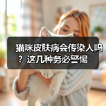 猫咪皮肤病会传染人吗？这几种务必警惕(图1)