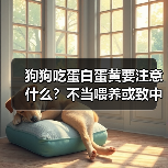 狗狗吃蛋白蛋黄要注意什么?不当喂养或致中毒(图3) 狗狗吃蛋白蛋黄要注意什么?不当喂养或致中毒(图3)