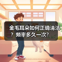 金毛耳朵如何正确清洁?频率多久一次?(图4) 金毛耳朵如何正确清洁?频率多久一次?(图4)