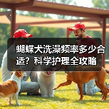 蝴蝶犬洗澡频率多少合适?科学护理全攻略(图2) 蝴蝶犬洗澡频率多少合适?科学护理全攻略(图2)