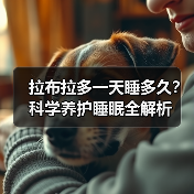 拉布拉多一天睡多久?科学养护睡眠全解析(图4) 拉布拉多一天睡多久?科学养护睡眠全解析(图4)