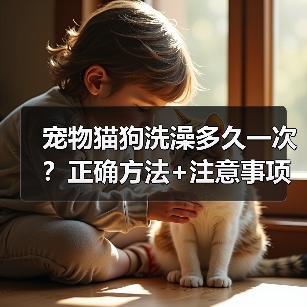 宠物猫狗洗澡多久一次?正确方法+注意事项全解析(图1) 宠物猫狗洗澡多久一次?正确方法+注意事项全解析(图1)
