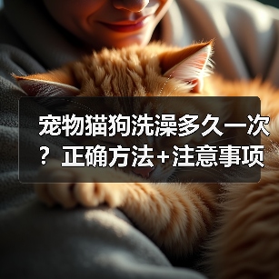 宠物猫狗洗澡多久一次?正确方法+注意事项全解析(图4) 宠物猫狗洗澡多久一次?正确方法+注意事项全解析(图4)