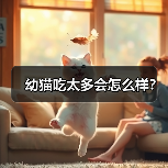 幼猫吃太多会怎么样?(图3) 幼猫吃太多会怎么样?(图3)