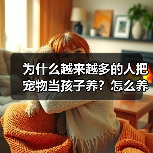 为什么越来越多的人把宠物当孩子养？怎么养才对？(图1)