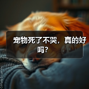 宠物死了不哭,真的好吗?(图4) 宠物死了不哭,真的好吗?(图4)