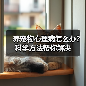养宠物心理病怎么办?科学方法帮你解决(图3) 养宠物心理病怎么办?科学方法帮你解决(图2)