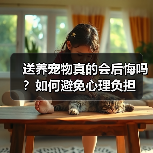 送养宠物真的会后悔吗？如何避免心理负担(图1)