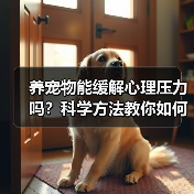 养宠物能缓解心理压力吗?科学方法教你如何通过宠物改善心理健康(图1) 养宠物能缓解心理压力吗?科学方法教你如何通过宠物改善心理健康(图1)