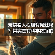 宠物看人心理有问题吗?其实是有科学依据的(图1) 宠物看人心理有问题吗?其实是有科学依据的(图1)