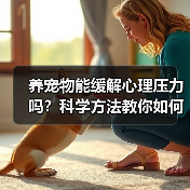 养宠物能缓解心理压力吗?科学方法教你如何通过宠物改善心理健康(图4) 养宠物能缓解心理压力吗?科学方法教你如何通过宠物改善心理健康(图3)