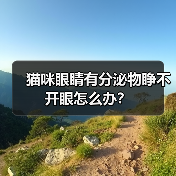 猫咪眼睛有分泌物睁不开眼怎么办?(图2) 猫咪眼睛有分泌物睁不开眼怎么办?(图2)