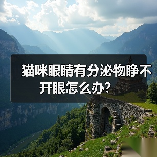 猫咪眼睛有分泌物睁不开眼怎么办?(图3) 猫咪眼睛有分泌物睁不开眼怎么办?(图3)