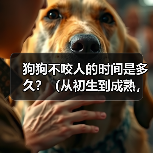狗狗不咬人的时间是多久？（从初生到成熟，狗狗不咬人需要经历的阶段）(图1)