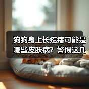 狗狗身上长疙瘩可能是哪些皮肤病?警惕这几种常见情况(图2) 狗狗身上长疙瘩可能是哪些皮肤病?警惕这几种常见情况(图2)