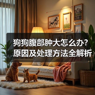狗狗腹部肿大怎么办？原因及处理方法全解析(图2)
