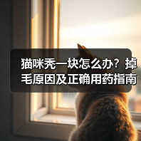 猫咪秃一块怎么办？掉毛原因及正确用药指南(图3)