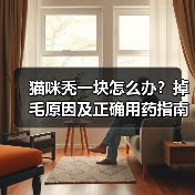 猫咪秃一块怎么办？掉毛原因及正确用药指南(图4)