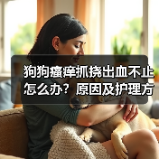 狗狗瘙痒抓挠出血不止怎么办？原因及护理方法全解析(图3)