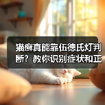猫癣真能靠伍德氏灯判断?教你识别症状和正确检查方法(图1) 猫癣真能靠伍德氏灯判断?教你识别症状和正确检查方法(图1)