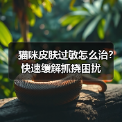 猫咪皮肤过敏怎么治?快速缓解抓挠困扰(图1) 猫咪皮肤过敏怎么治?快速缓解抓挠困扰(图1)