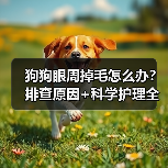 狗狗眼周掉毛怎么办?排查原因+科学护理全指南(图3) 狗狗眼周掉毛怎么办?排查原因+科学护理全指南(图3)