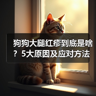 狗狗大腿红疹到底是啥？5大原因及应对方法(图3)