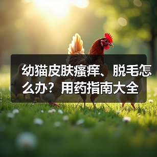 幼猫皮肤瘙痒、脱毛怎么办?用药指南大全(图4) 幼猫皮肤瘙痒、脱毛怎么办?用药指南大全(图4)