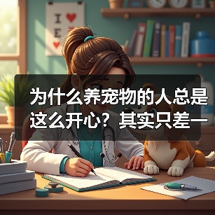 为什么养宠物的人总是这么开心？其实只差一