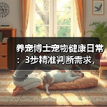 养宠博士宠物健康日常:3步精准判断需求,避坑方案全攻略(图2) 养宠博士宠物健康日常:3步精准判断需求,避坑方案全攻略(图2)