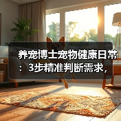 养宠博士宠物健康日常:3步精准判断需求,避坑方案全攻略(图3) 养宠博士宠物健康日常:3步精准判断需求,避坑方案全攻略(图3)