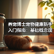 养宠博士宠物健康新手入门指南:基础概念误区与解决方案(图1) 养宠博士宠物健康新手入门指南:基础概念误区与解决方案(图1)