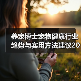 养宠博士宠物健康行业趋势与实用方法建议2026(图3) 养宠博士宠物健康行业趋势与实用方法建议2026(图3)