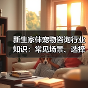 新生家伴宠物咨询行业知识:常见场景、选择要点和注意事项(图1) 新生家伴宠物咨询行业知识:常见场景、选择要点和注意事项(图1)