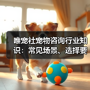 唯宠社宠物咨询行业知识：常见场景、选择要点与注意事项(图2)