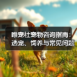 唯宠社宠物咨询指南：选宠、饲养与常见问题全解析2026 - 辰飞雨新生家伴