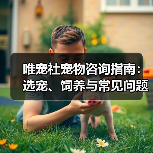 唯宠社宠物咨询指南：选宠、饲养与常见问题全解析2026(图4)