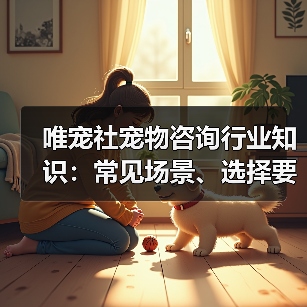 唯宠社宠物咨询行业知识：常见场景、选择要点与注意事项(图3)