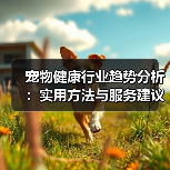 宠物健康行业趋势分析:实用方法与服务建议2026(图3) 宠物健康行业趋势分析:实用方法与服务建议2026(图3)