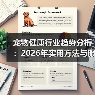 宠物健康行业趋势分析：2026年实用方法