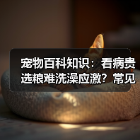 宠物百科知识:看病贵选粮难洗澡应激?常见场景选择要点与注意事项(图1) 宠物百科知识:看病贵选粮难洗澡应激?常见场景选择要点与注意事项(图1)