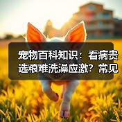 宠物百科知识：看病贵选粮难洗澡应激？常见