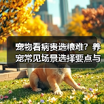 宠物看病贵选粮难?养宠常见场景选择要点与注意事项(图4) 宠物看病贵选粮难?养宠常见场景选择要点与注意事项(图4)