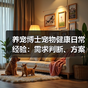 养宠博士宠物健康日常经验:需求判断、方案选择和避坑指南(图1) 养宠博士宠物健康日常经验:需求判断、方案选择和避坑指南(图1)