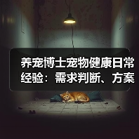 养宠博士宠物健康日常经验:需求判断、方案选择和避坑指南(图4) 养宠博士宠物健康日常经验:需求判断、方案选择和避坑指南(图4)