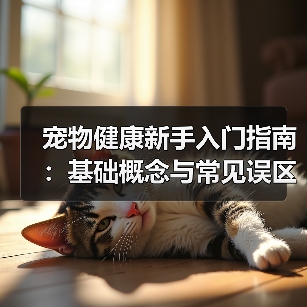 宠物健康新手入门指南：基础概念与常见误区解决方案(图1)