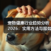 宠物健康行业趋势分析2026:实用方法与服务建议(图4) 宠物健康行业趋势分析2026:实用方法与服务建议(图4)