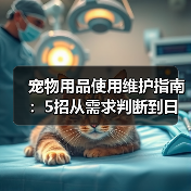 宠物用品使用维护指南:5招从需求判断到日常保养(图1) 宠物用品使用维护指南:5招从需求判断到日常保养(图1)