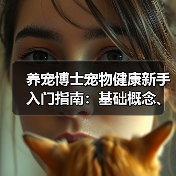养宠博士宠物健康新手入门指南：基础概念、误区与解决方案 - 辰飞雨新生家伴